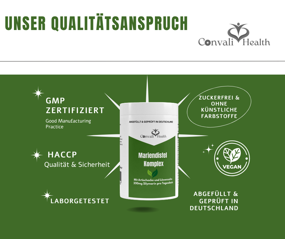 Mariendistel Artischocke Löwenzahn Komplex - 120 Kapseln