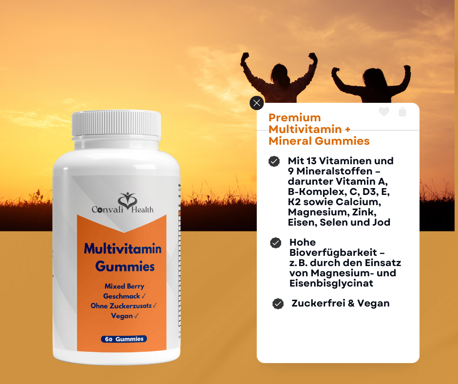 Premium Multivitamin + Mineral Gummies - 60 Stk.