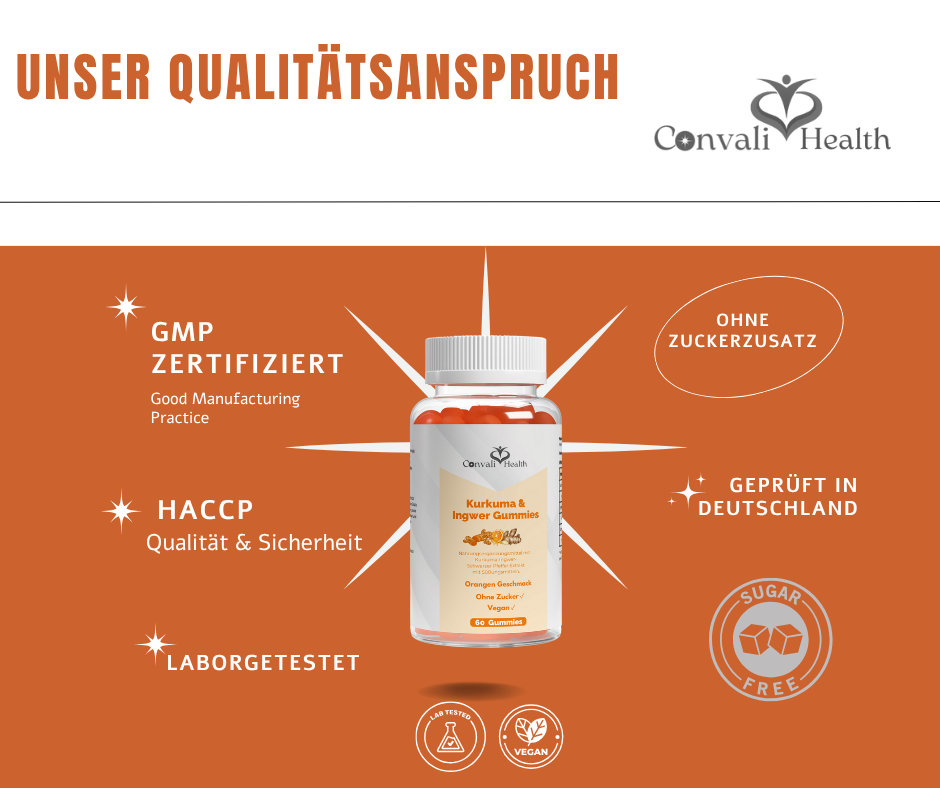 Kurkuma & Ingwer Gummies -Immunsystem & Verdauung