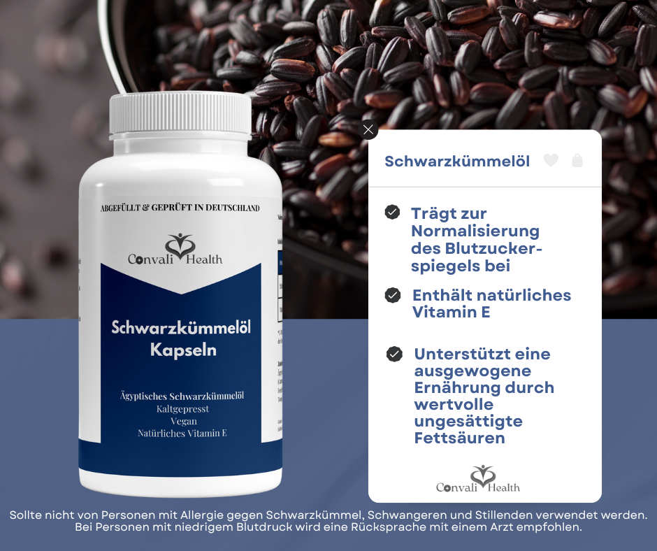 Ägyptisches Schwarzkümmelöl - 240 vegane Softgels