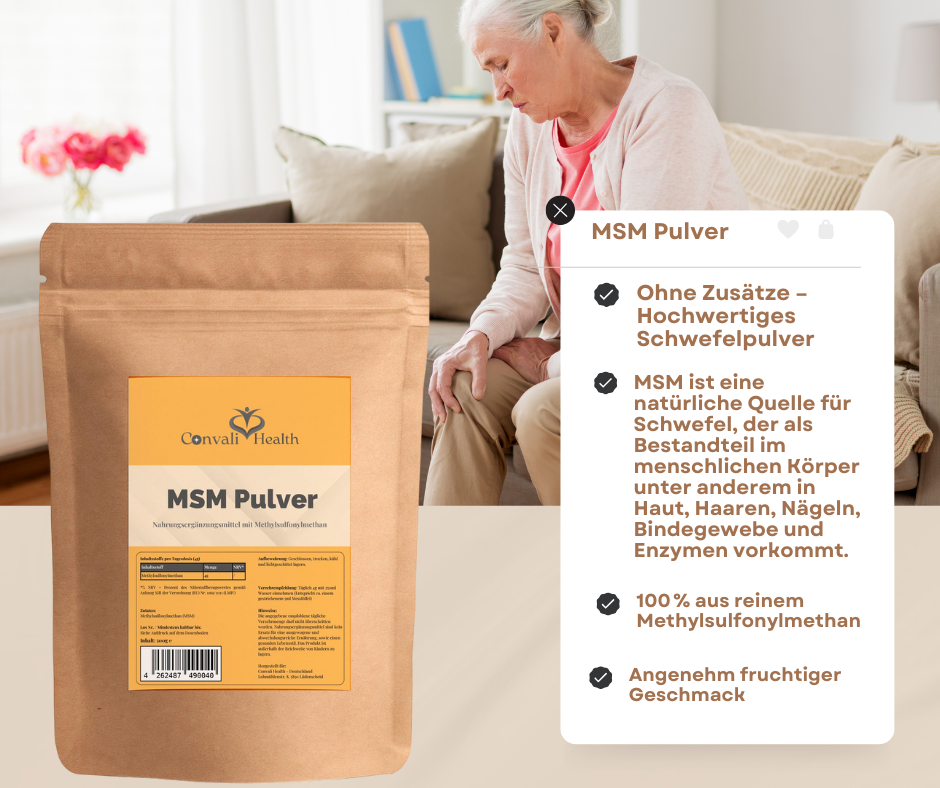MSM Pulver - 500g