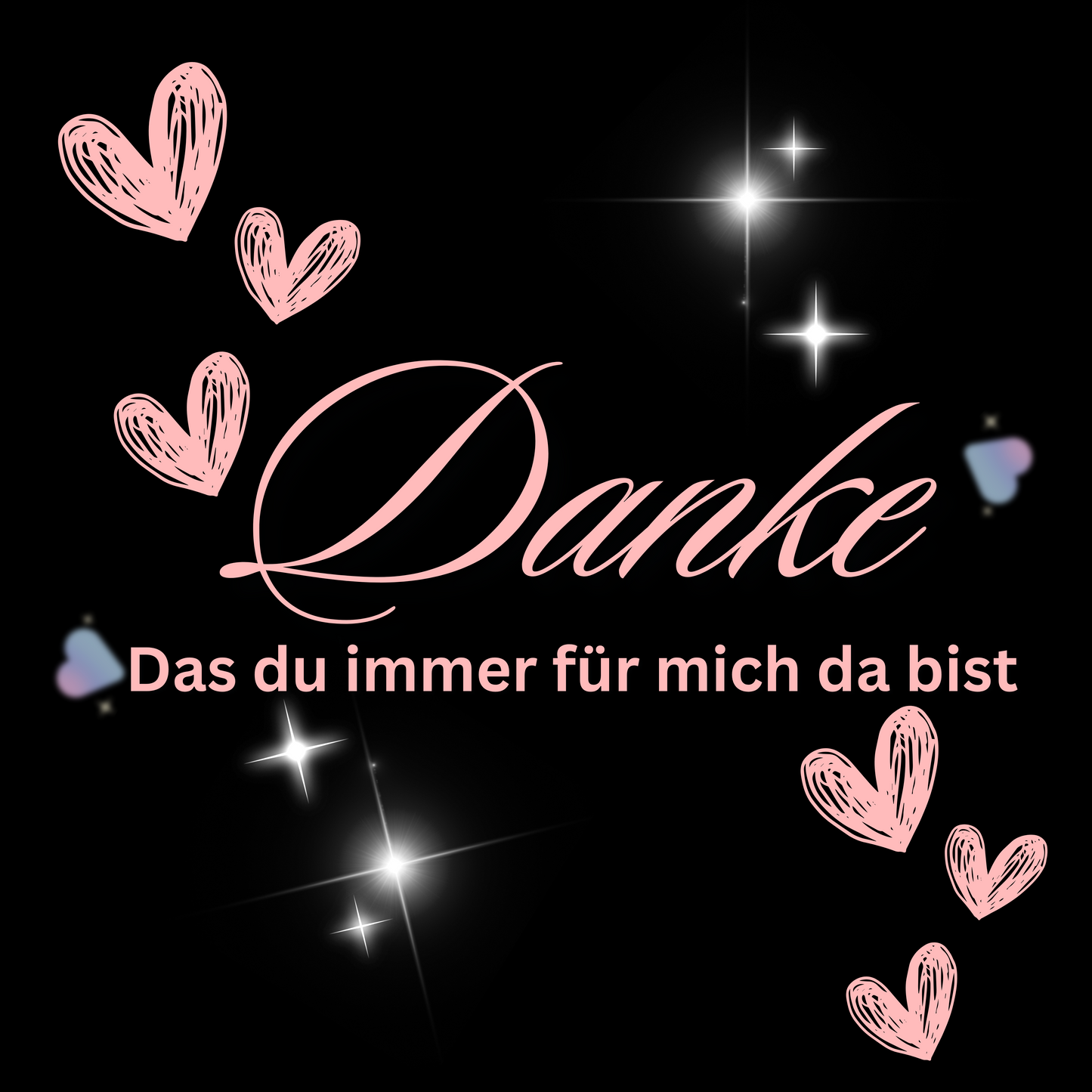 Tasse „Danke – schön, dass du immer für mich da bist“ | Liebevolles Geschenk