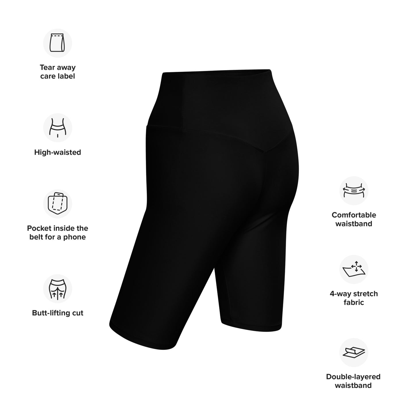 Radlerhose schwarz