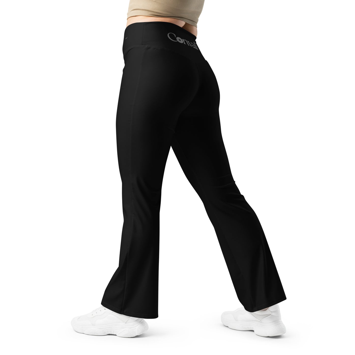 Leggings mit Schlag - schwarz
