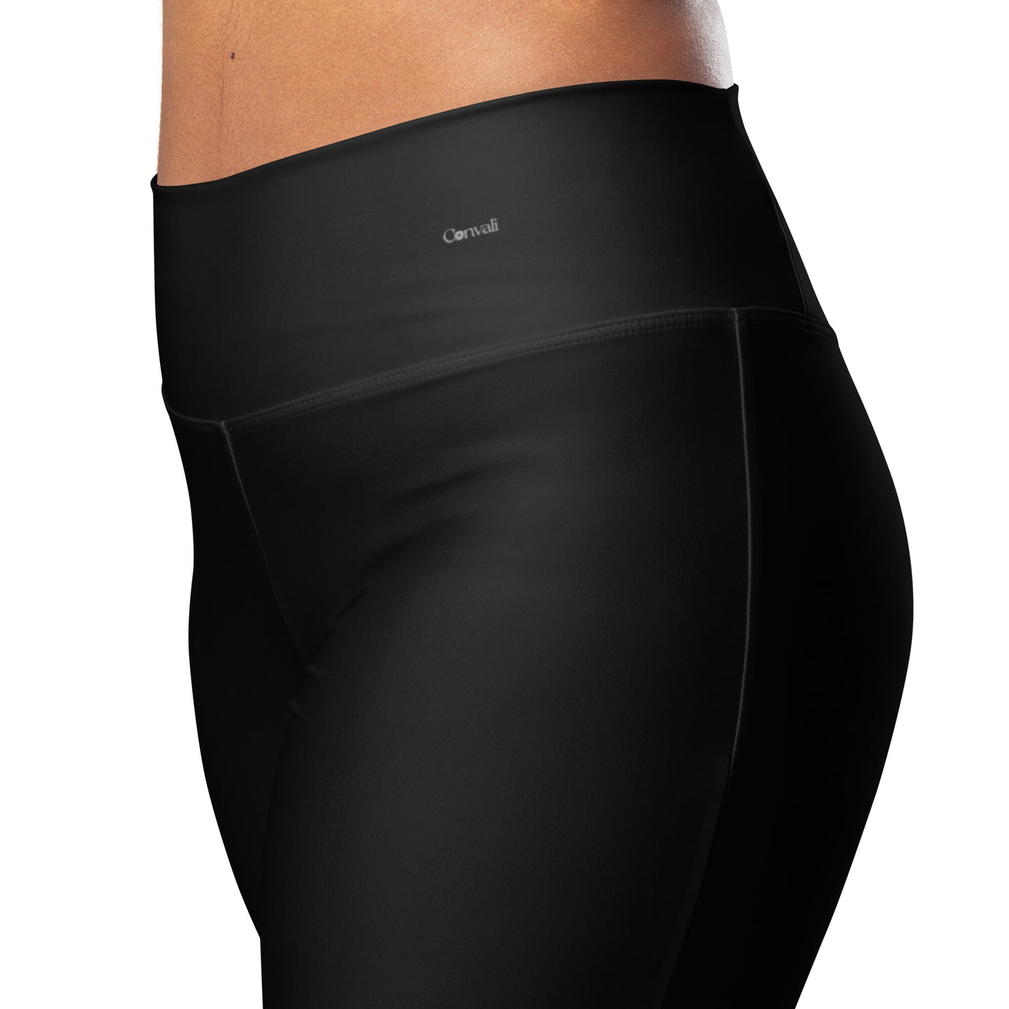 Leggings mit Schlag - schwarz