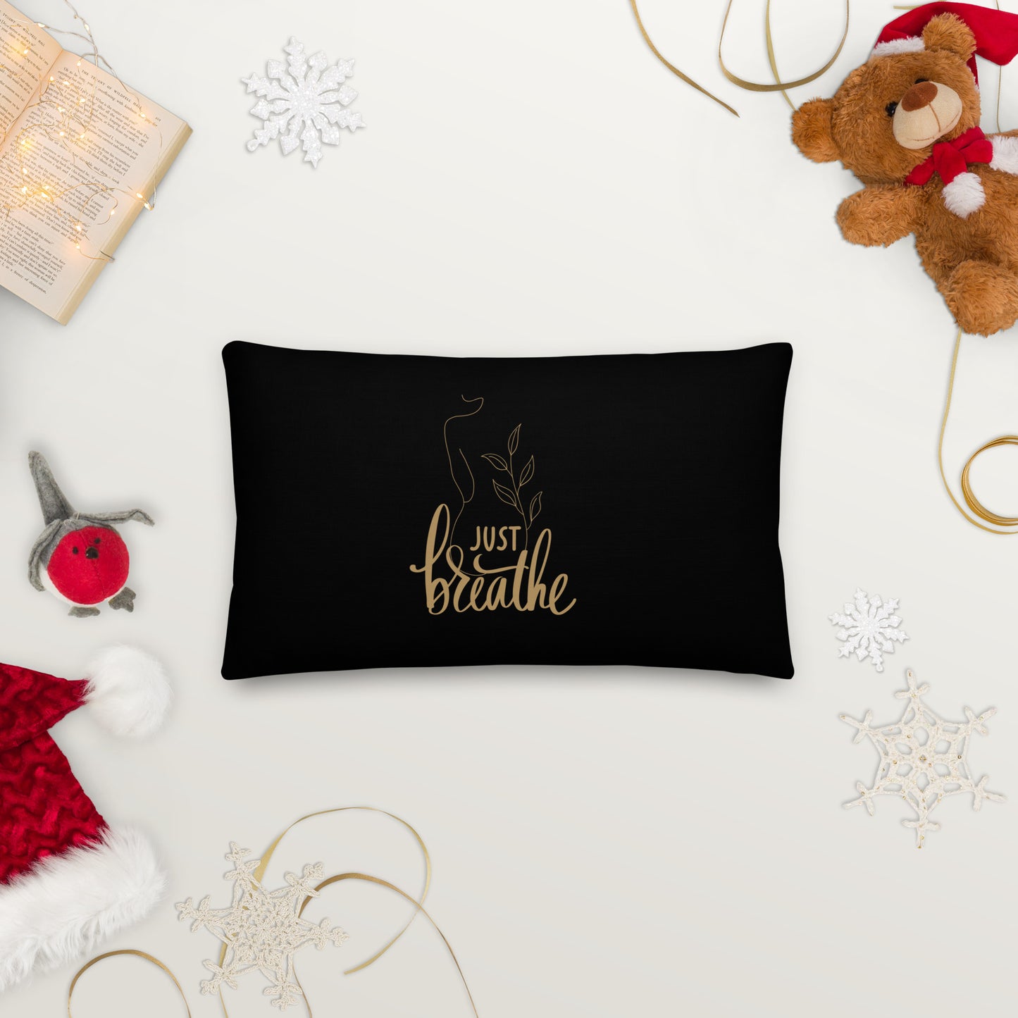 Premium-Kissen - Just breathe