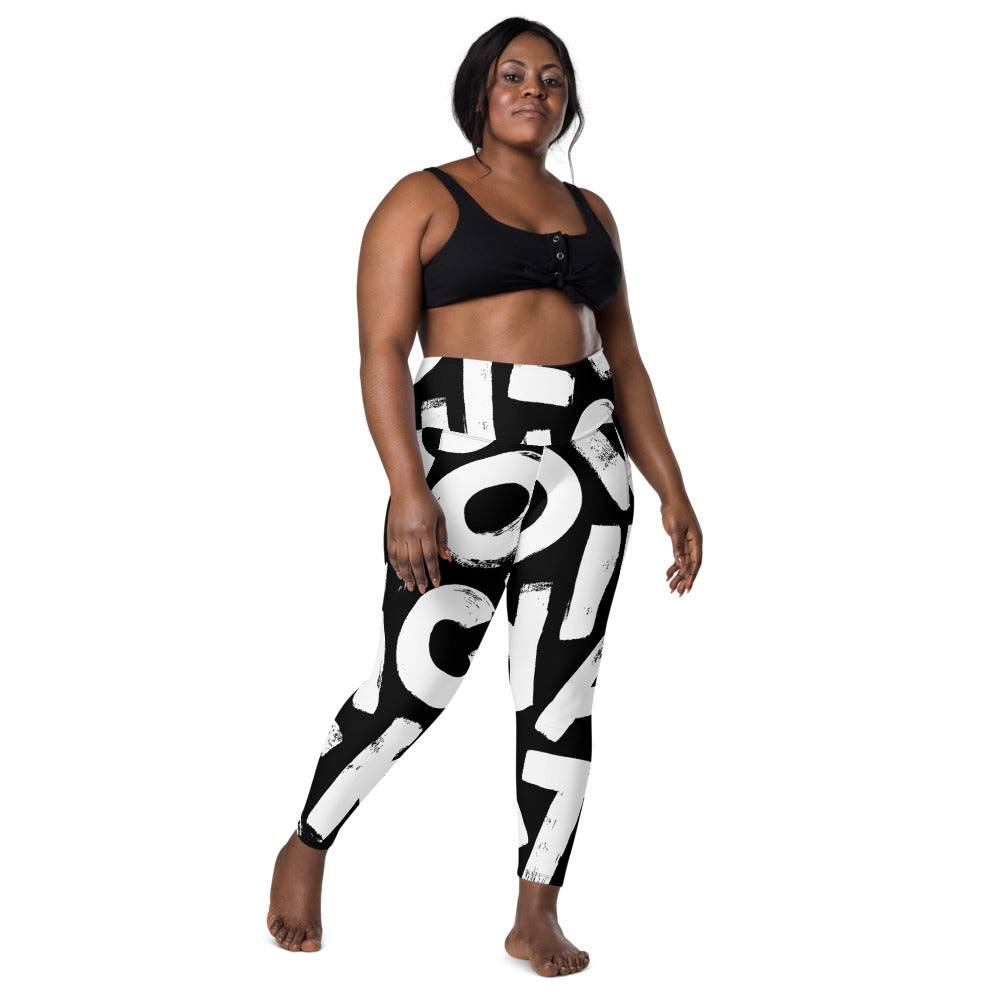 Leggings mit Taschen - ABC Print