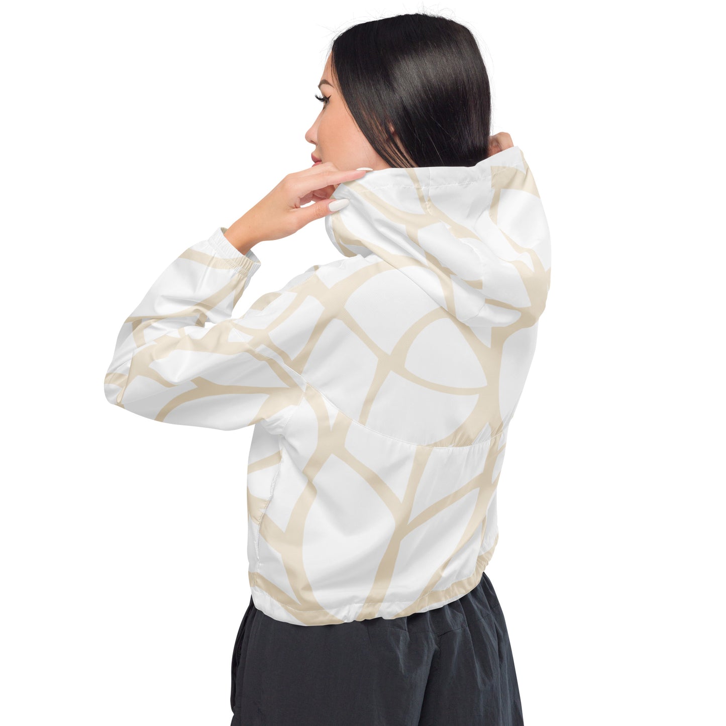 Damen-Windbreaker - Modern Design beige