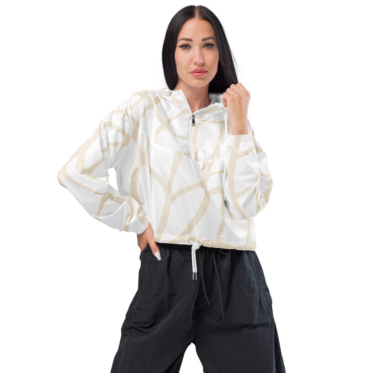 Damen-Windbreaker - Modern Design beige