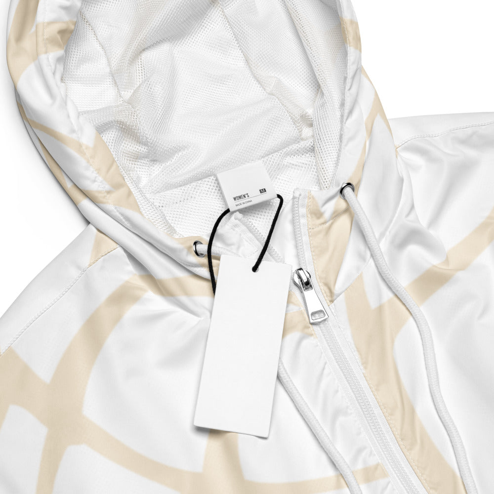Damen-Windbreaker - Modern Design beige