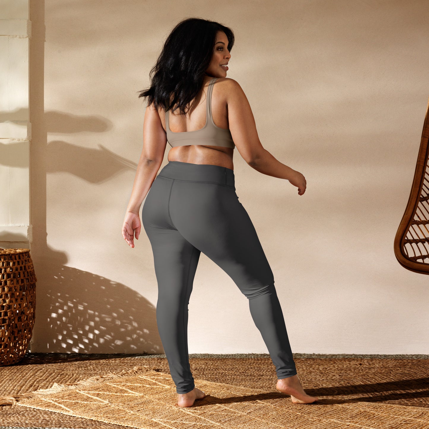 Leggings - Einfarbig grau
