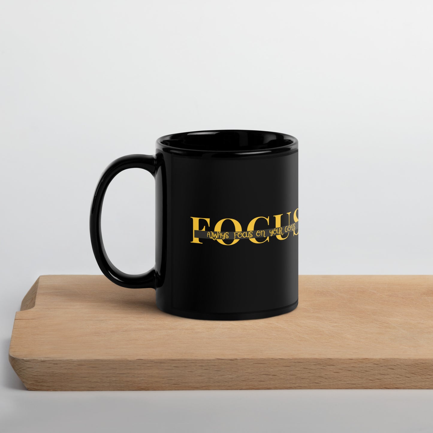 Tasse „FOCUS – Always focus on your goals“ – Motivation für jeden Tag