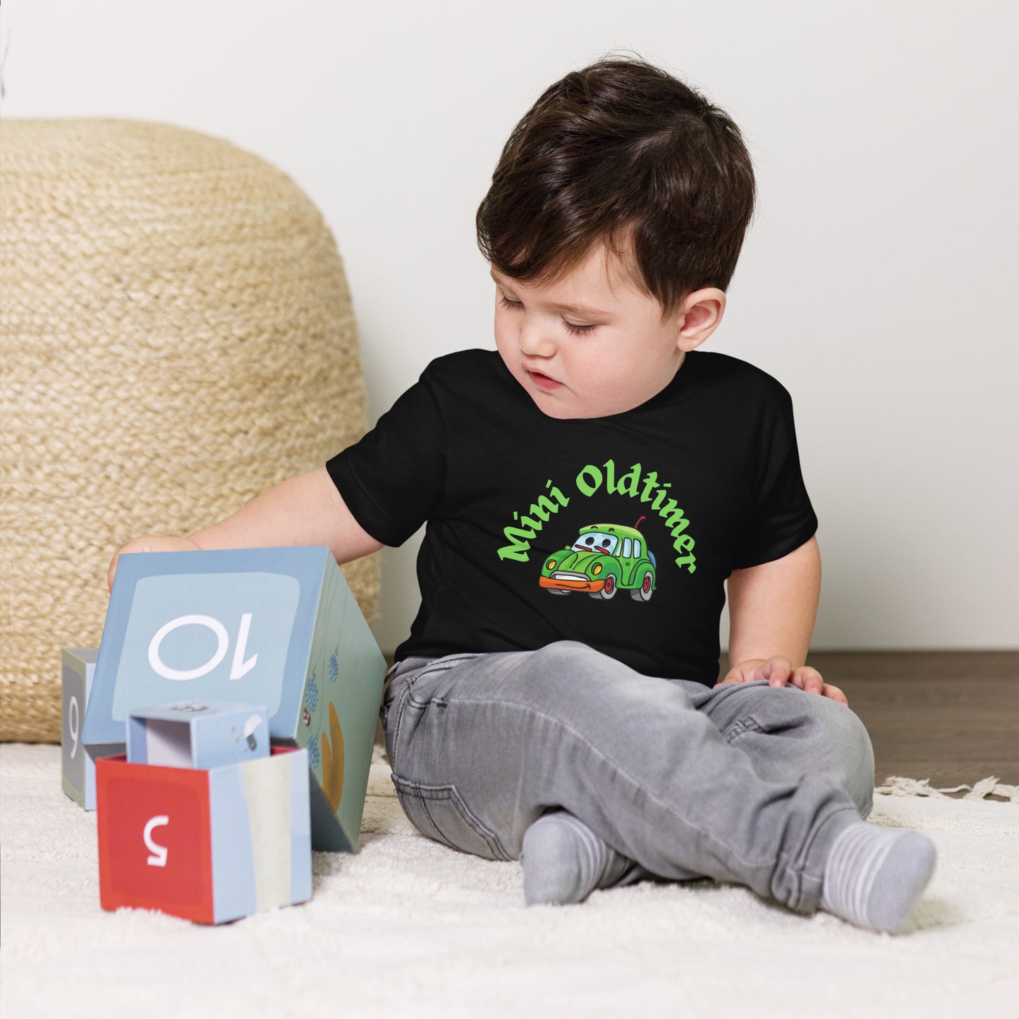 Kurzärmeliges Baby & Kinder T-Shirt - Mini Oldtimer