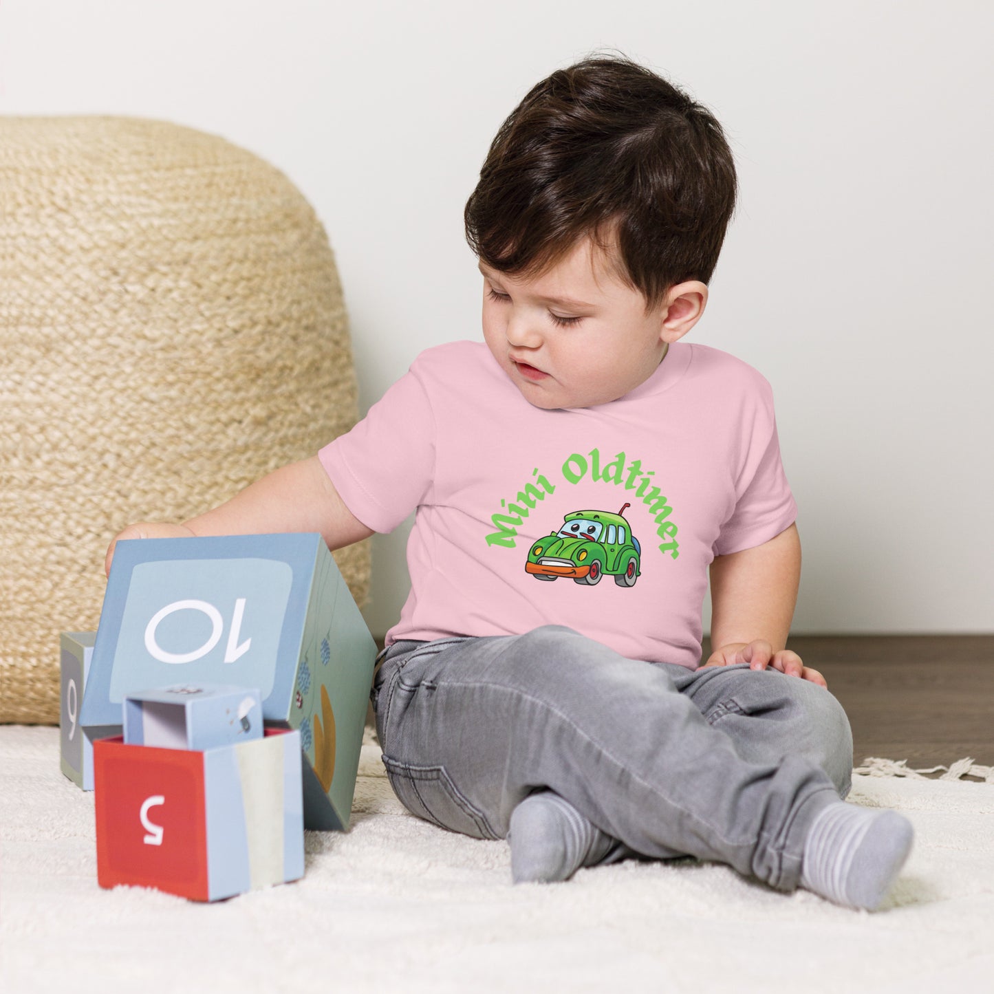 Kurzärmeliges Baby & Kinder T-Shirt - Mini Oldtimer