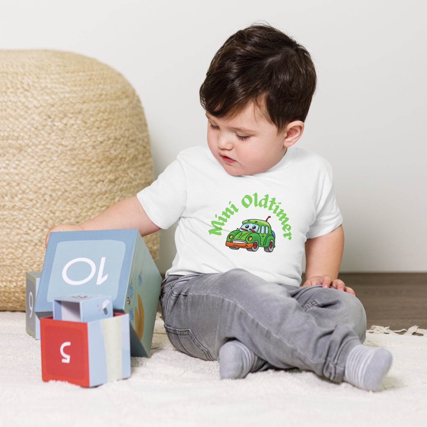 Kurzärmeliges Baby & Kinder T-Shirt - Mini Oldtimer