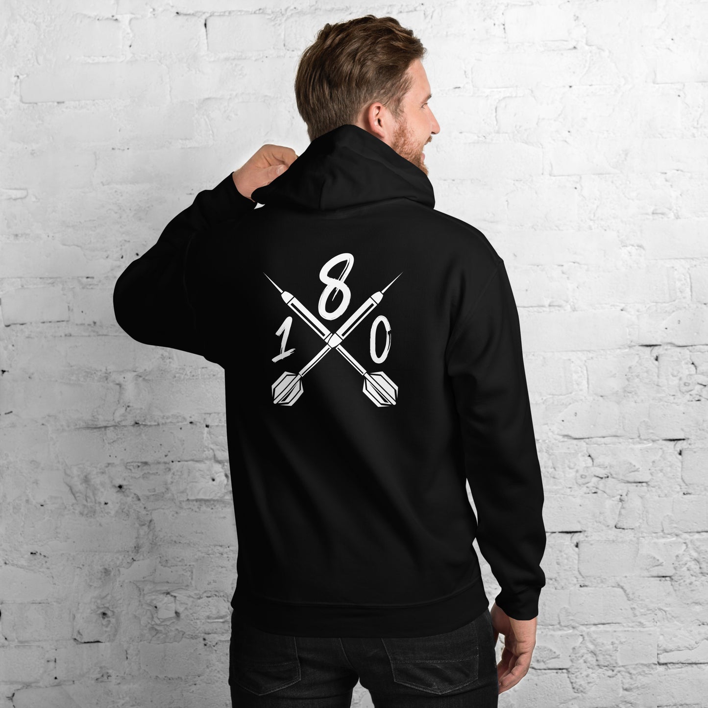 Herren-Kapuzenpullover - Dart 180 schwarz