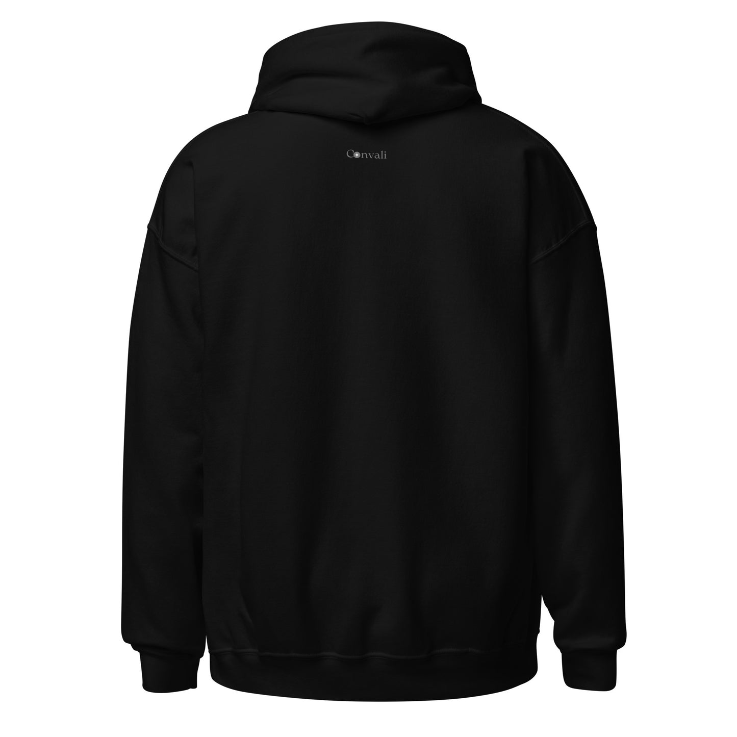 Unisex-Kapuzenpullover- Coffee first work later