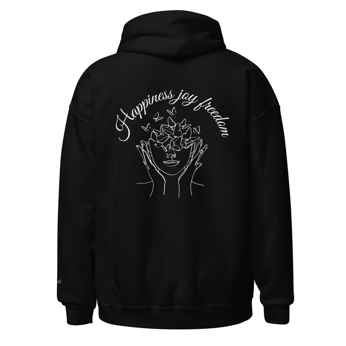 Unisex-Kapuzenpullover - Happyness joy Freedom - Glück Freude Freiheit