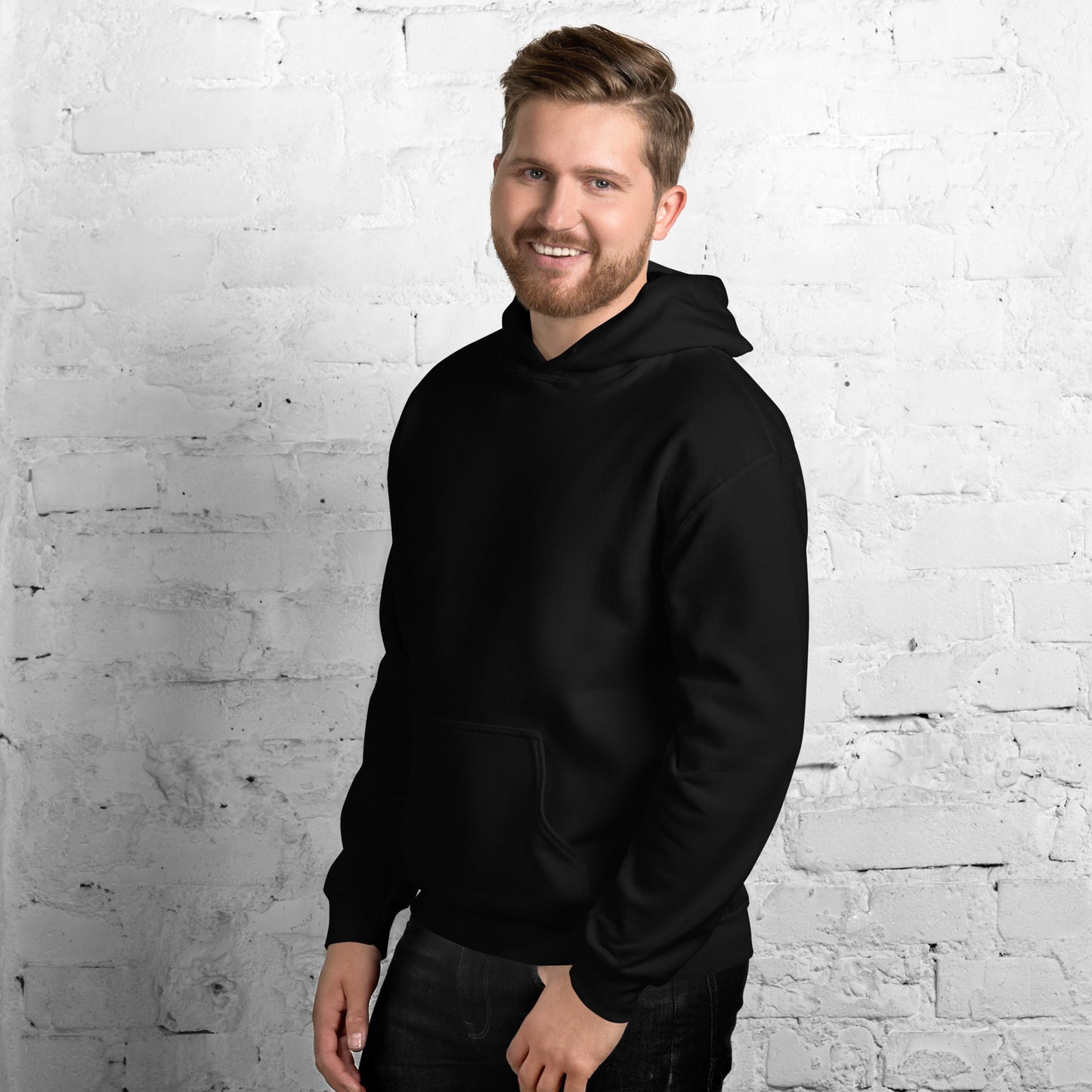 Unisex-Kapuzenpullover - Never give up