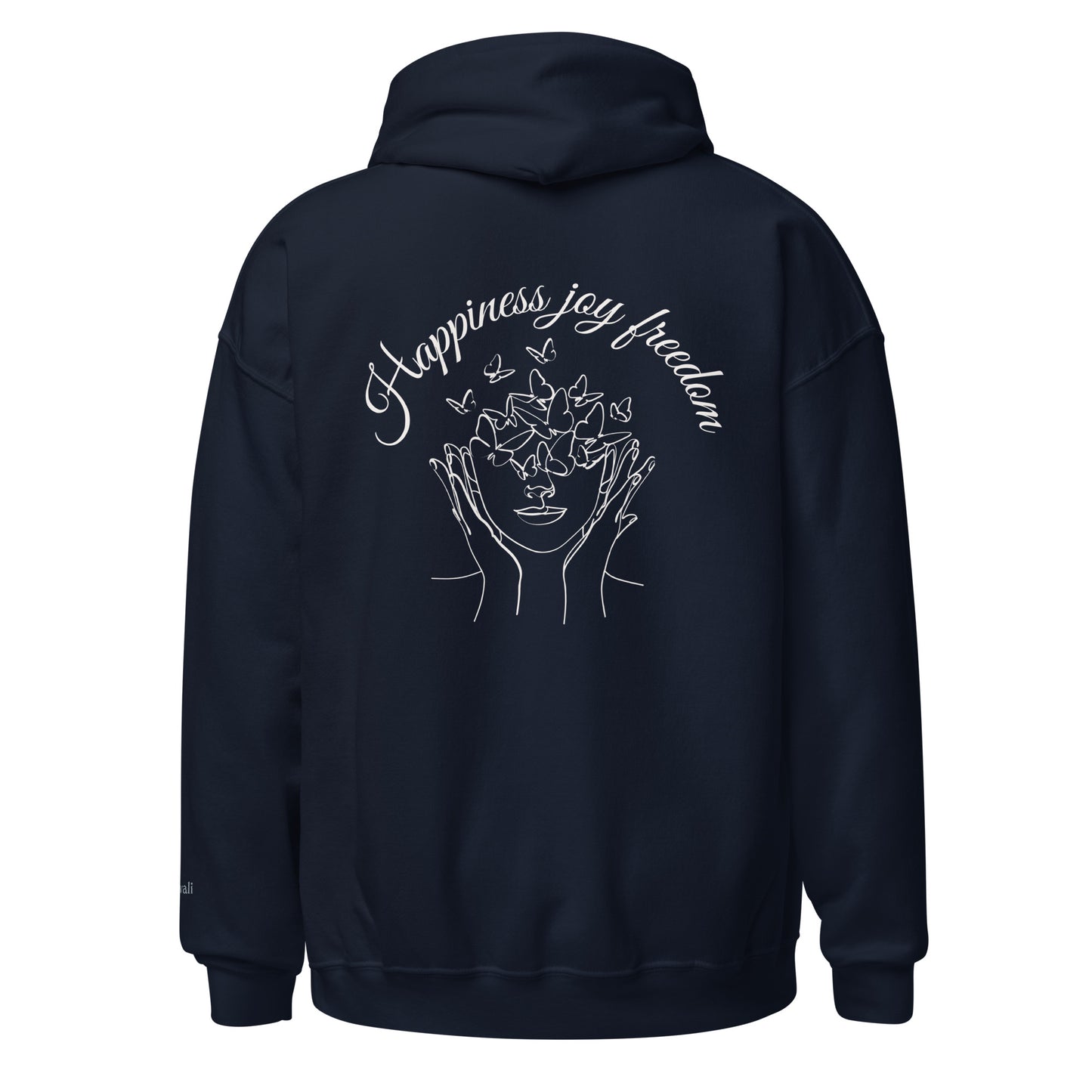 Unisex-Kapuzenpullover - Happyness joy Freedom - Glück Freude Freiheit