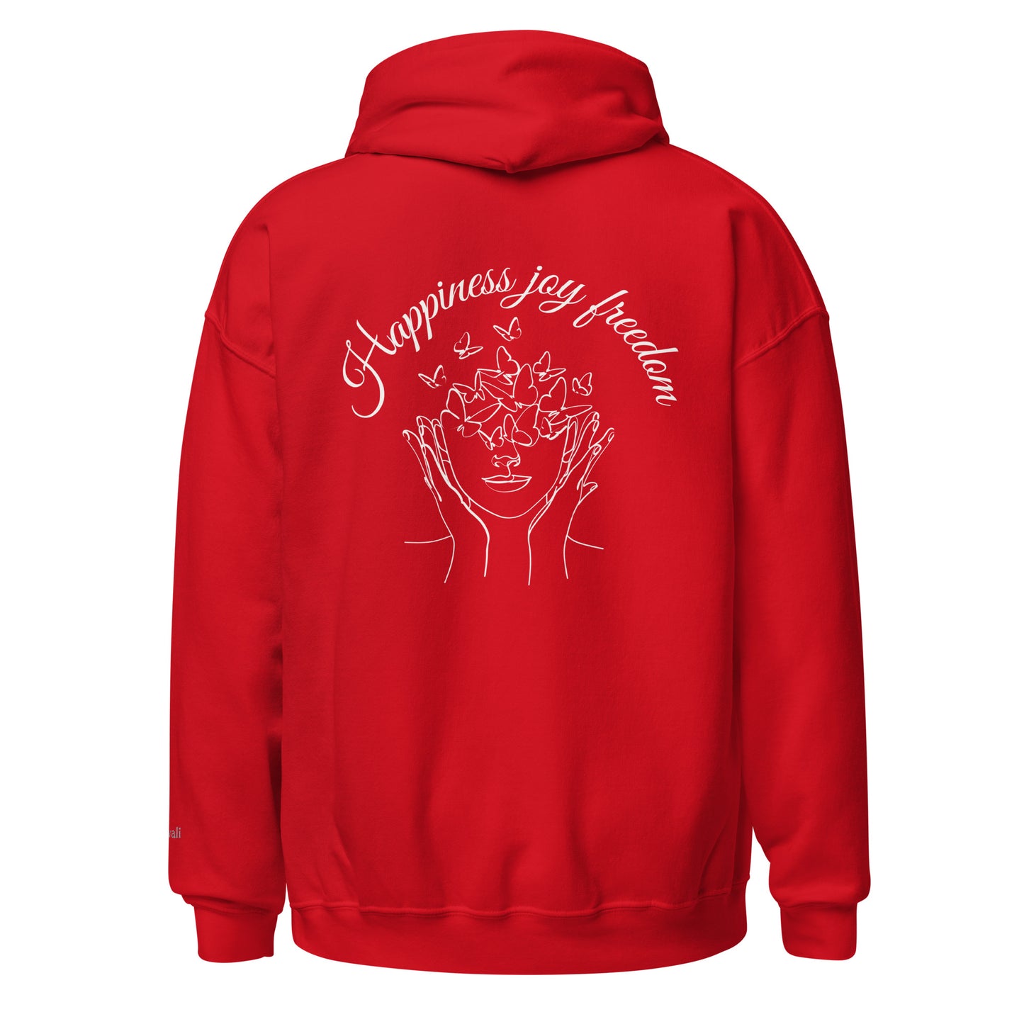 Unisex-Kapuzenpullover - Happyness joy Freedom - Glück Freude Freiheit