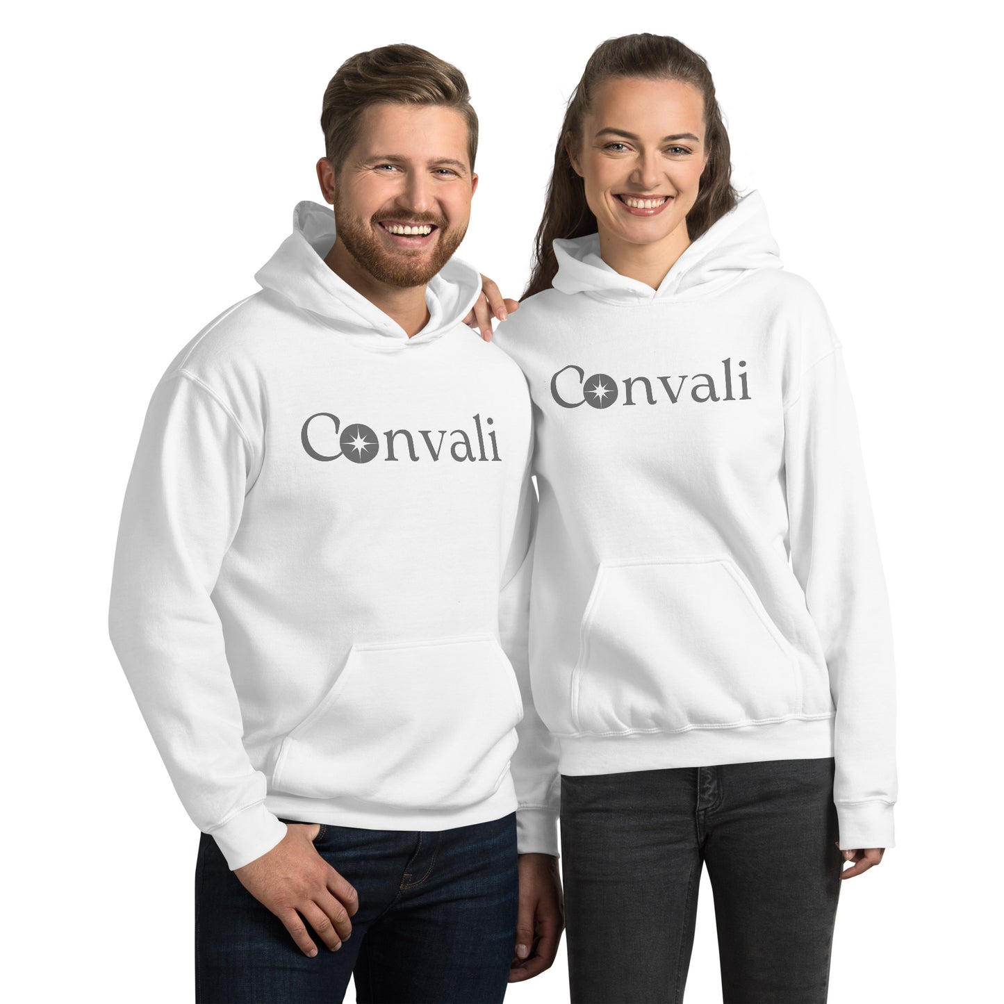 Convali Unisex-Kapuzenpullover_ Schriftzug vorne