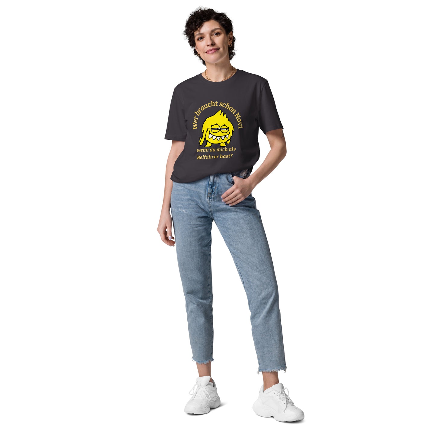 Unisex-Bio-Baumwoll-T-Shirt - Beifahrer