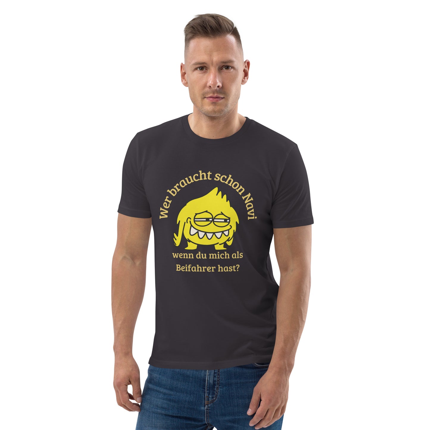 Unisex-Bio-Baumwoll-T-Shirt - Beifahrer
