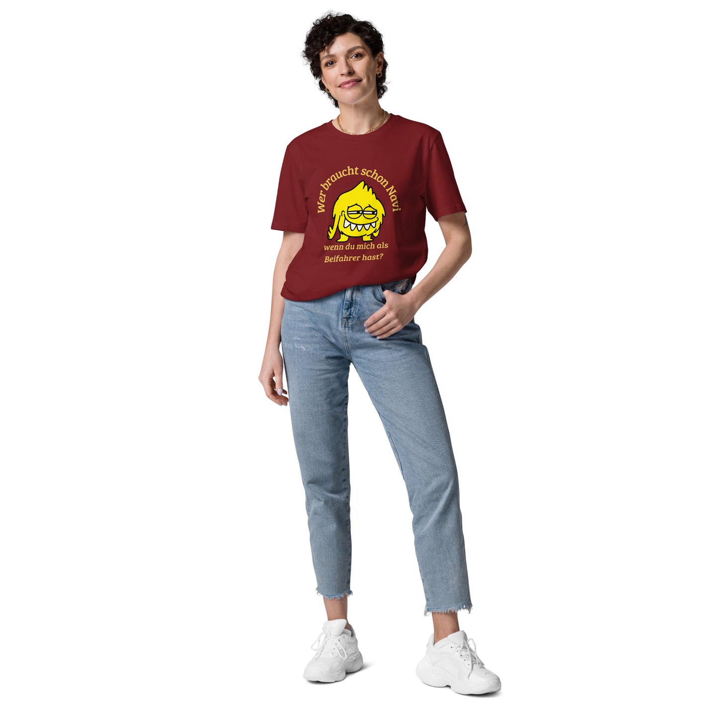 Unisex-Bio-Baumwoll-T-Shirt - Beifahrer