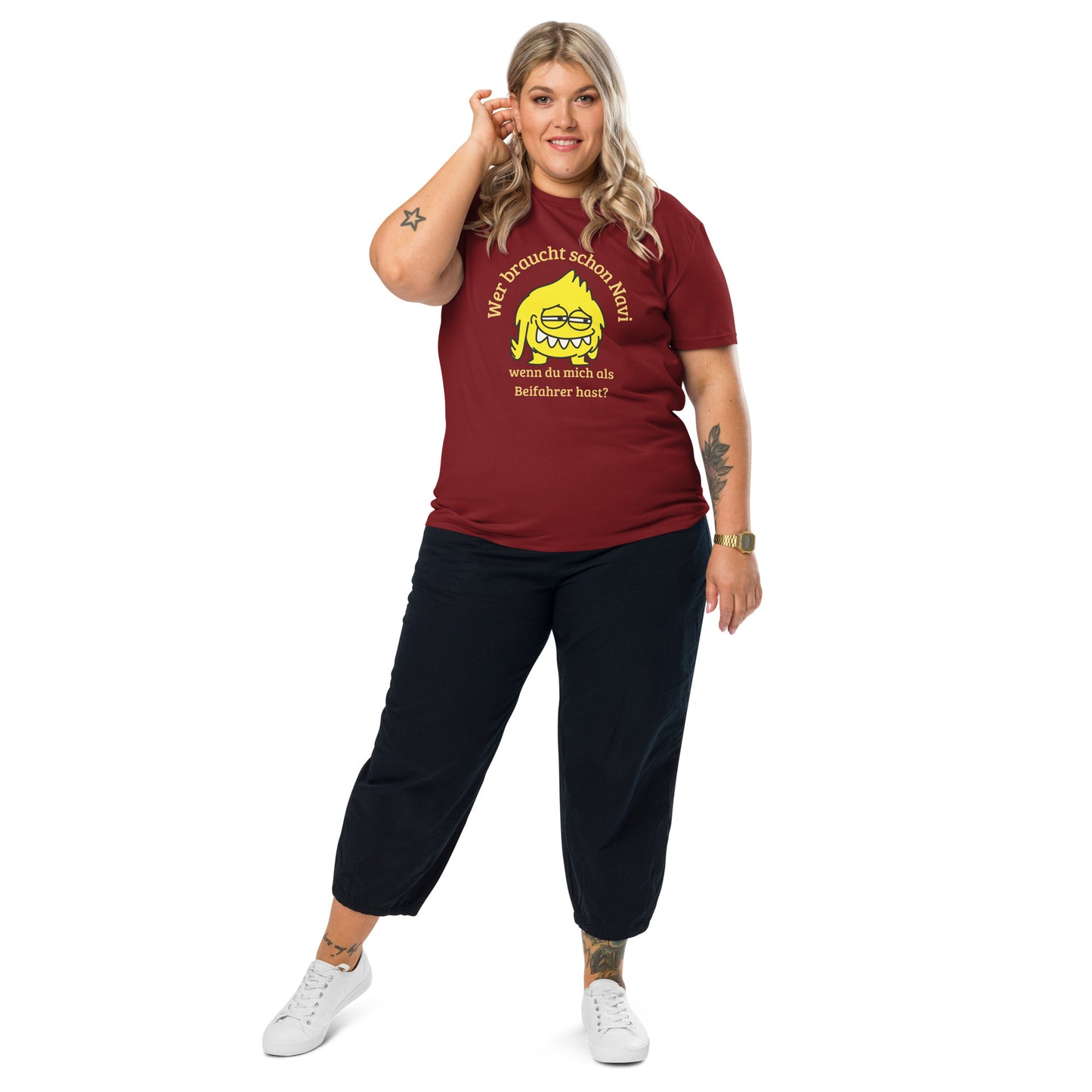 Unisex-Bio-Baumwoll-T-Shirt - Beifahrer