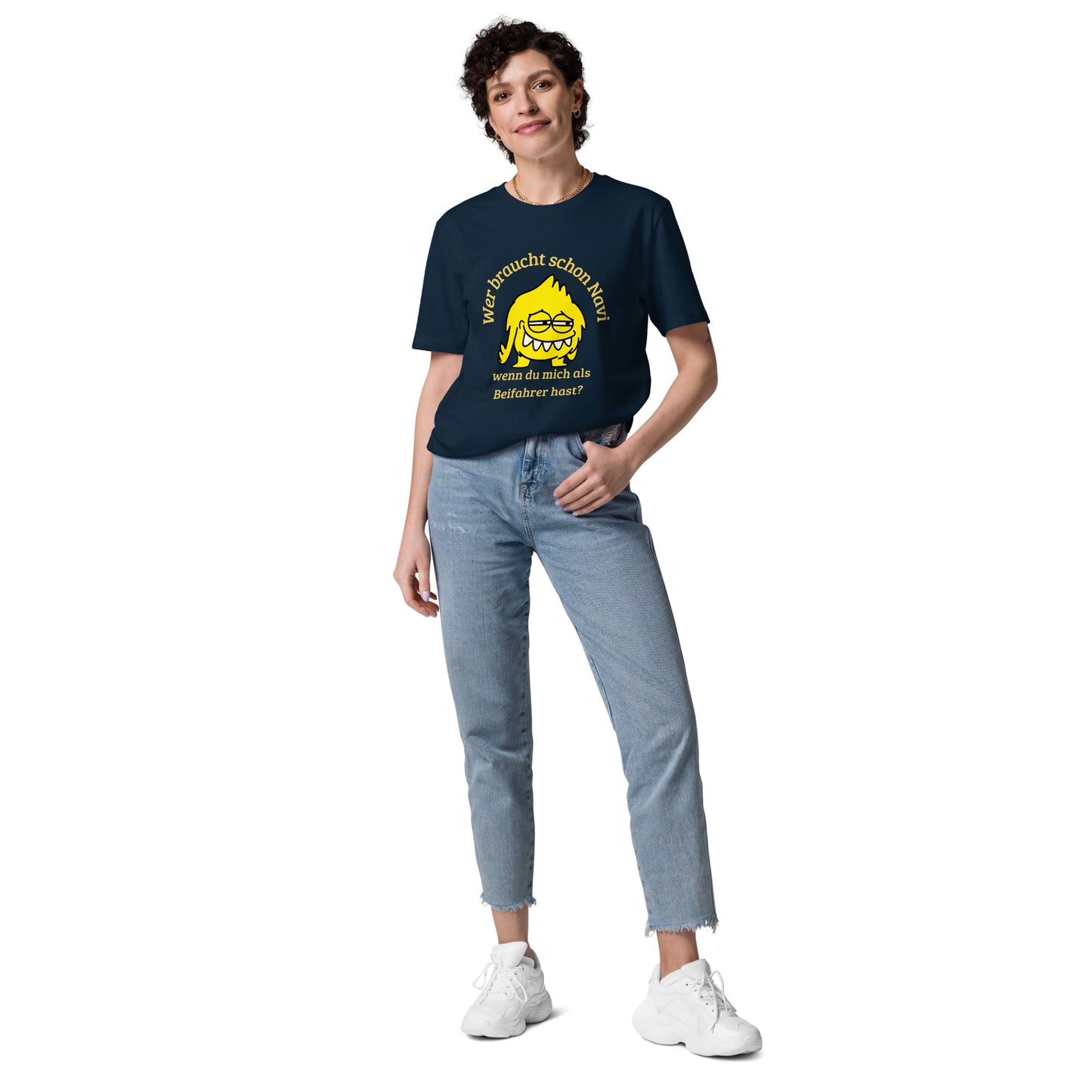 Unisex-Bio-Baumwoll-T-Shirt - Beifahrer