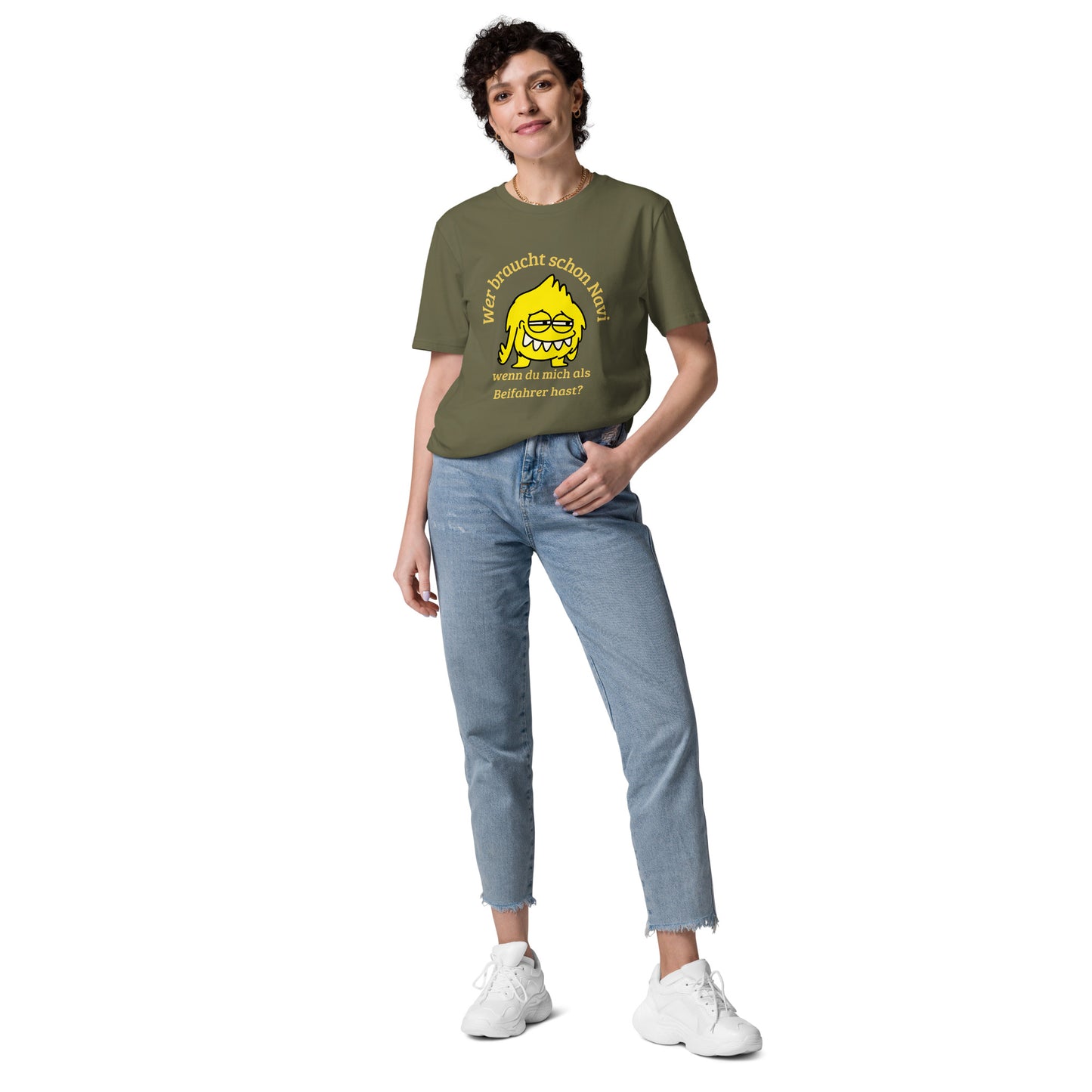 Unisex-Bio-Baumwoll-T-Shirt - Beifahrer