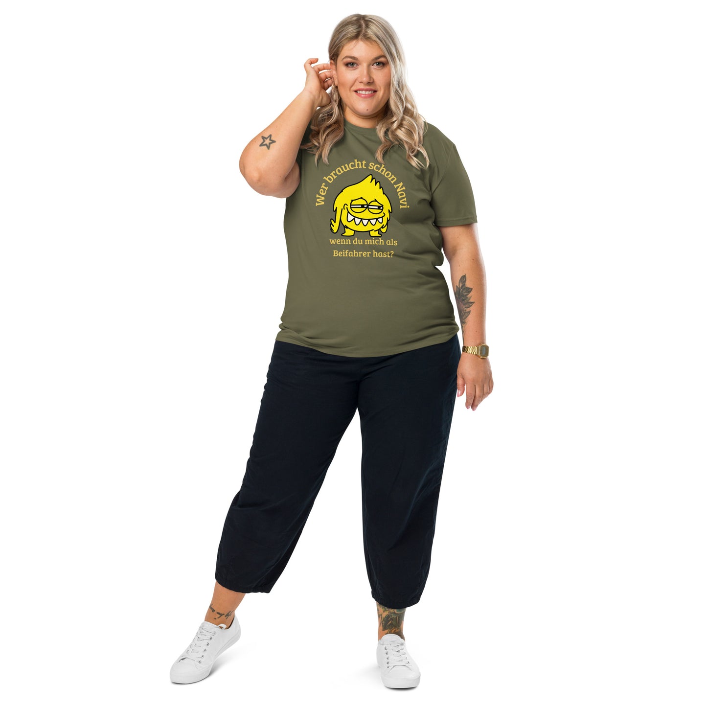 Unisex-Bio-Baumwoll-T-Shirt - Beifahrer