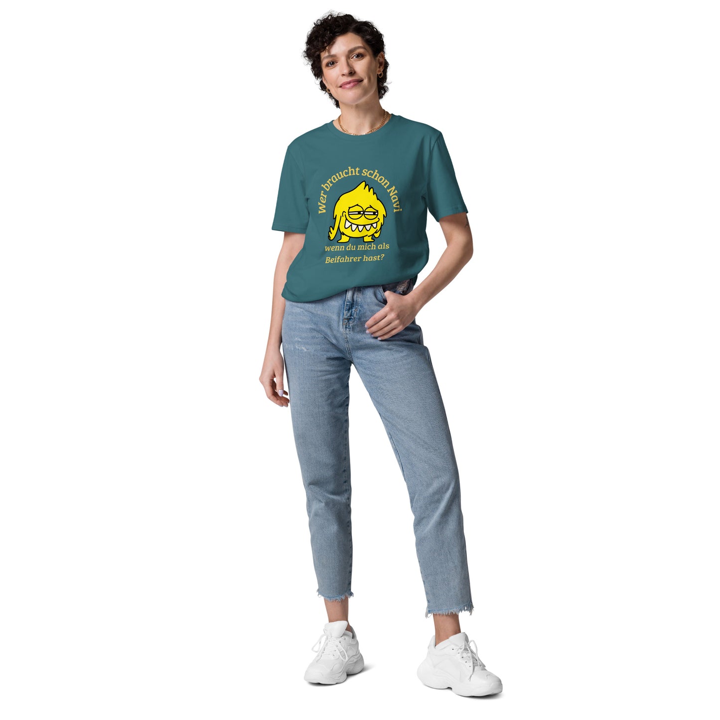 Unisex-Bio-Baumwoll-T-Shirt - Beifahrer