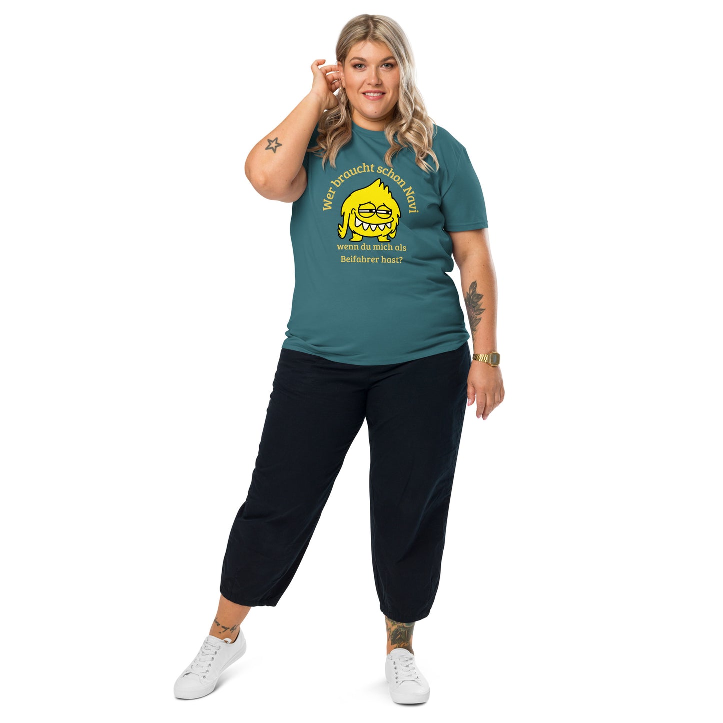Unisex-Bio-Baumwoll-T-Shirt - Beifahrer