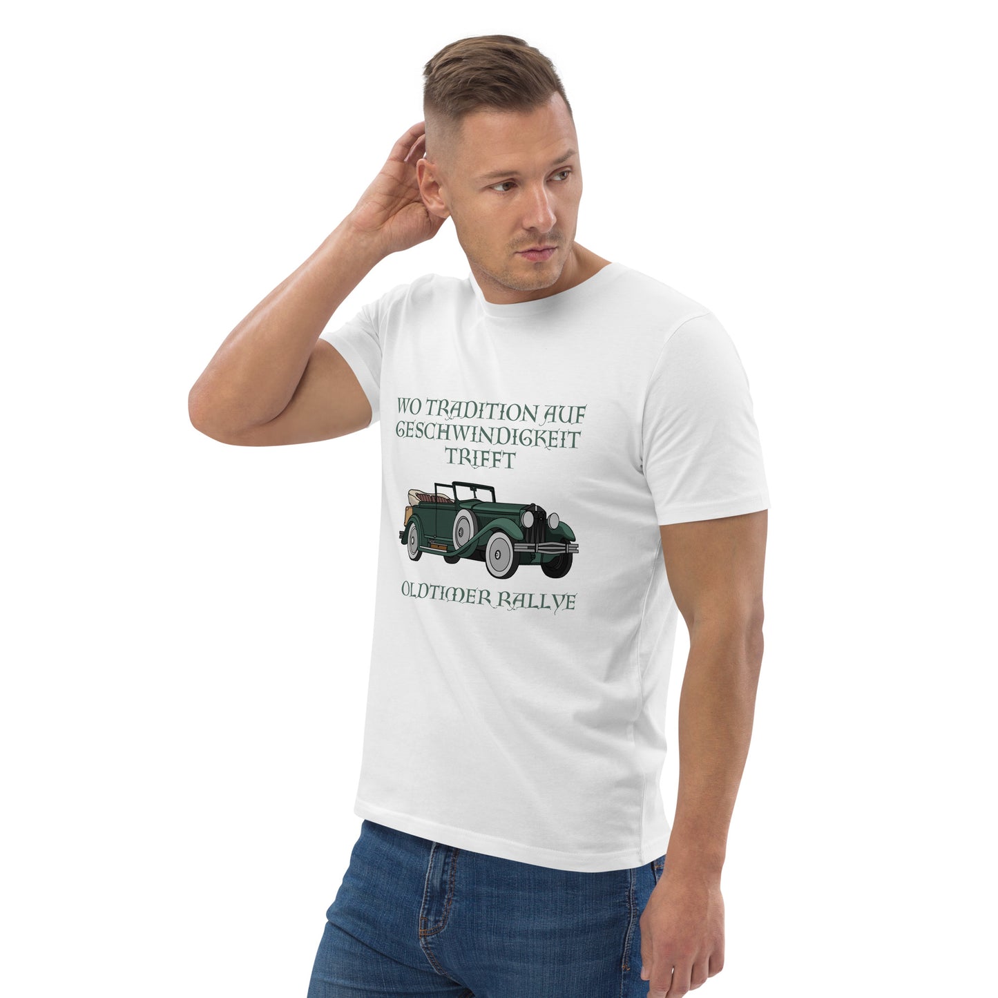 Unisex-Bio-Baumwoll-T-Shirt - Oldtimer Rallye Tradition