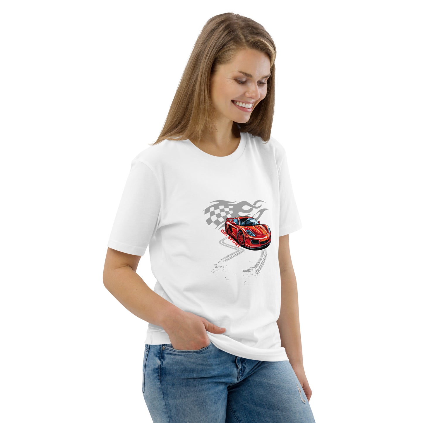 Unisex-Bio-Baumwoll-T-Shirt - Orifahrt Flagge