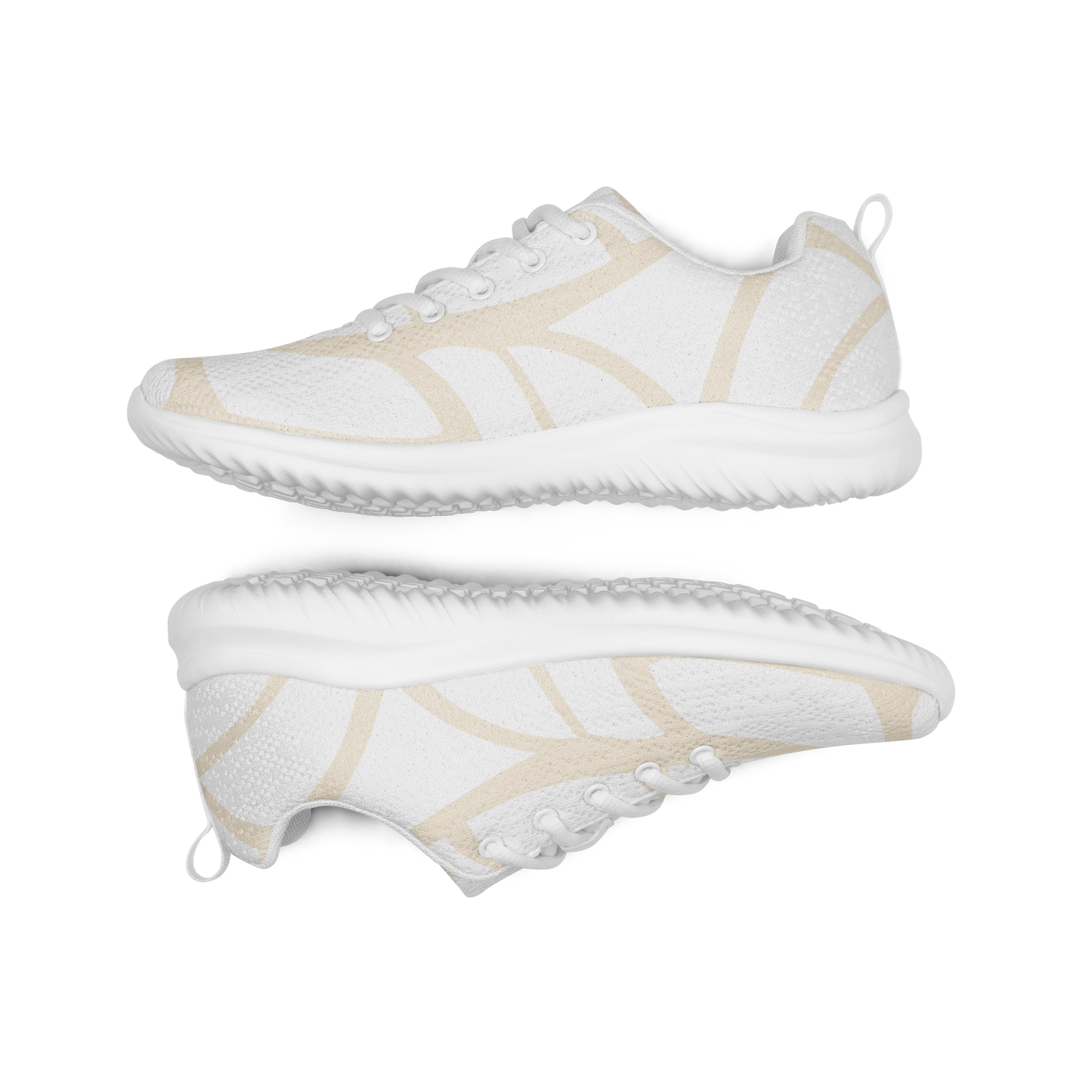 Damen-Sportschuh- Modern Print beige