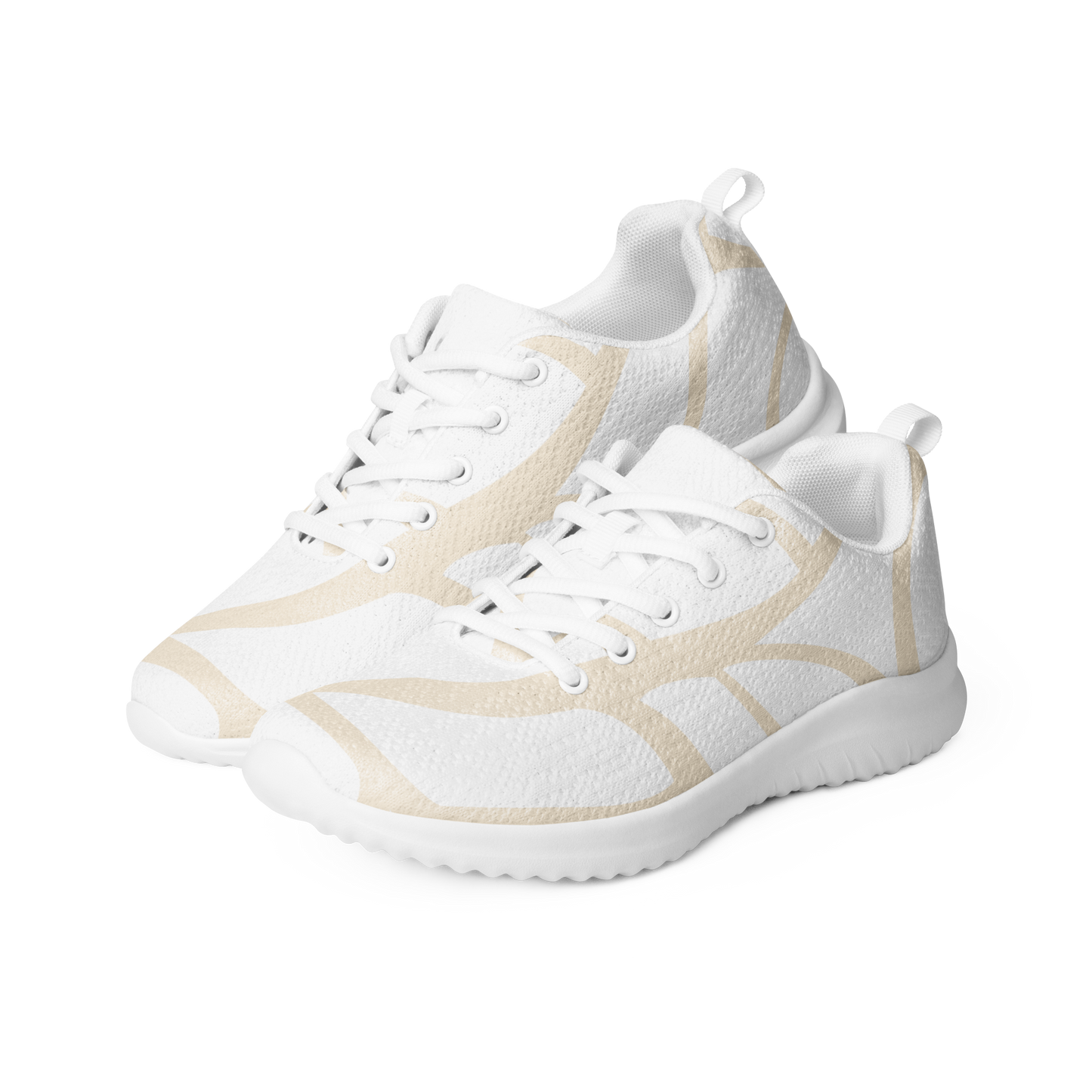 Damen-Sportschuh- Modern Print beige