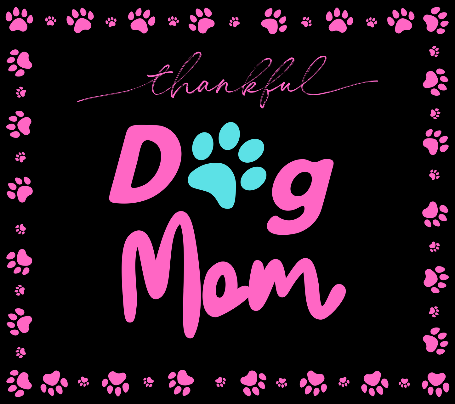 Tasse „Thankfully Dog Mom“ – Perfektes Geschenk für Hundemamas