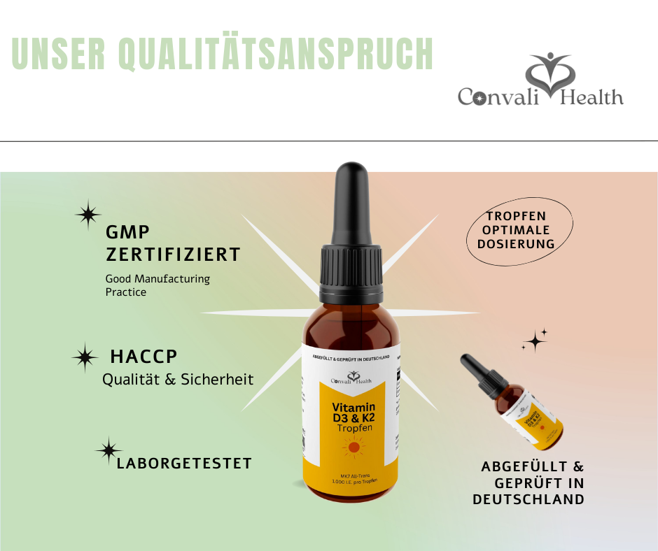 Vitamin D3 + K2 - 1.700 Tropfen (1.000 I.E.)