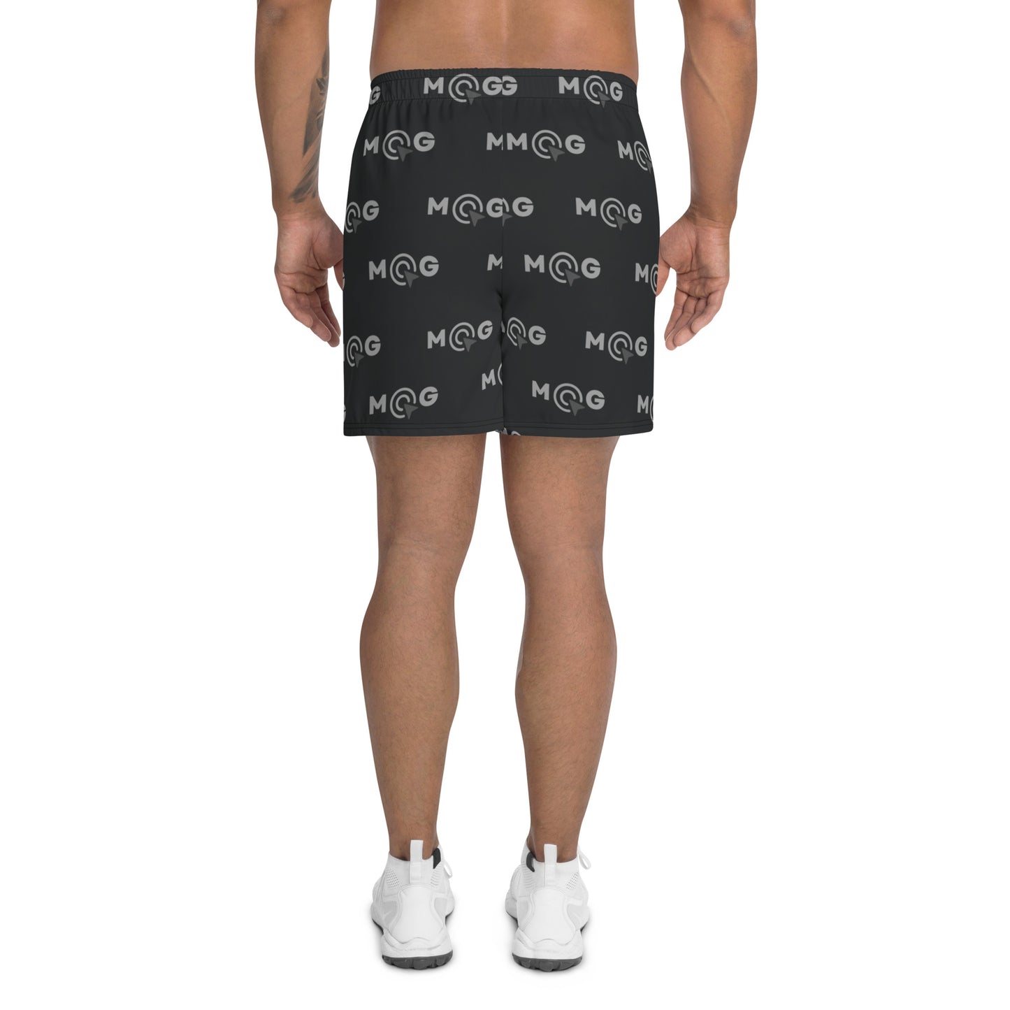 Recycelte Sport-Shorts für Herren - MGe Style schwarz/grau