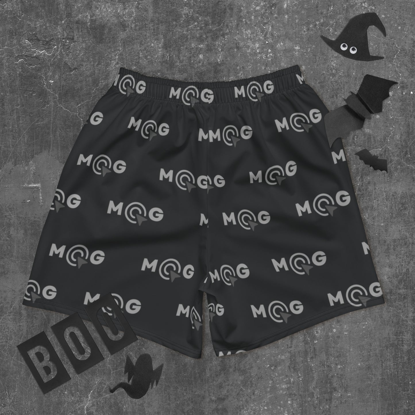 Recycelte Sport-Shorts für Herren - MGe Style schwarz/grau