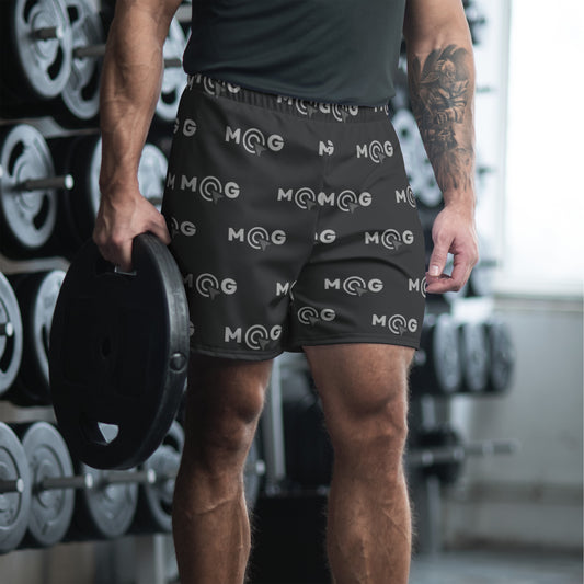 Recycelte Sport-Shorts für Herren - MGe Style schwarz/grau