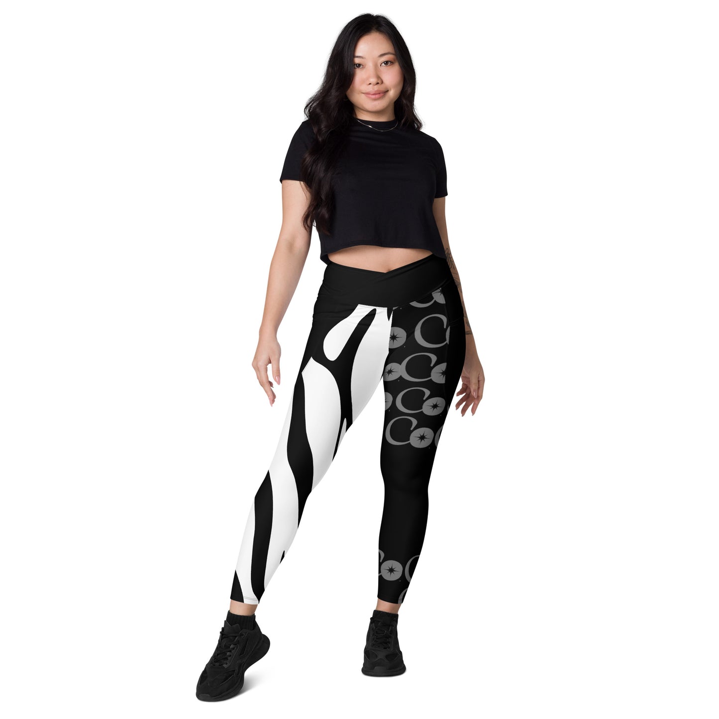 V-Bund-Leggings mit Taschen -Convali Design
