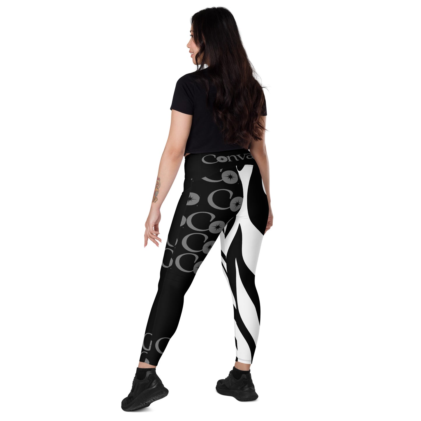 V-Bund-Leggings mit Taschen -Convali Design