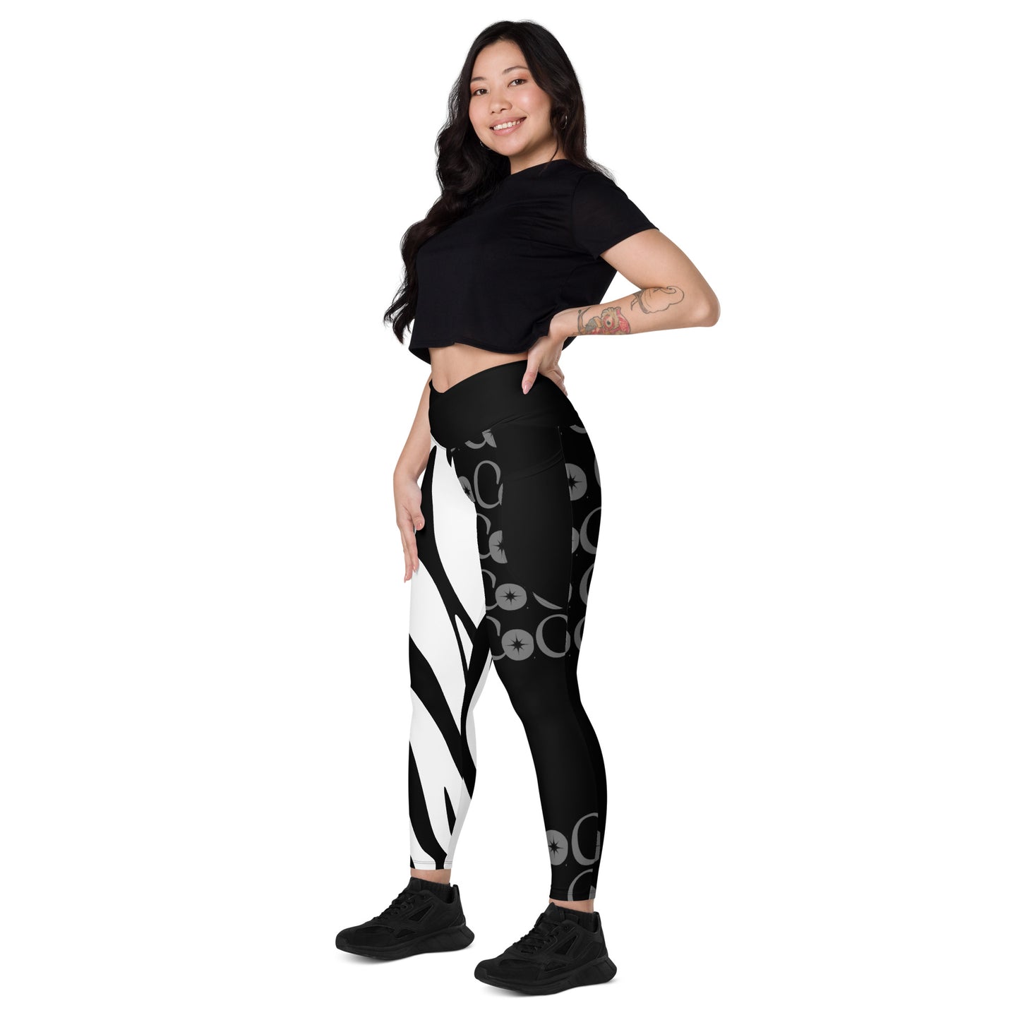 V-Bund-Leggings mit Taschen -Convali Design