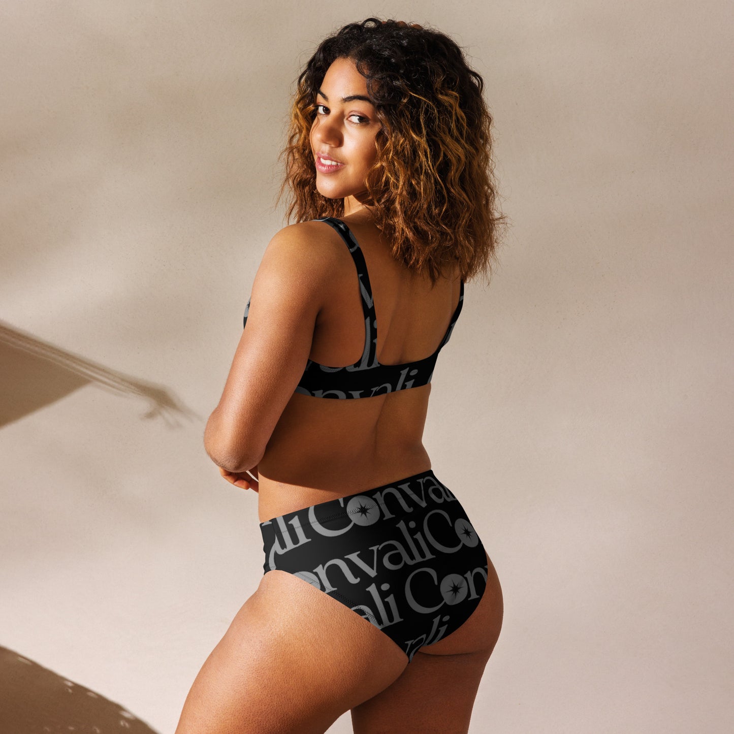 Recycelter Bikini mit hoher Taille- Convali Design