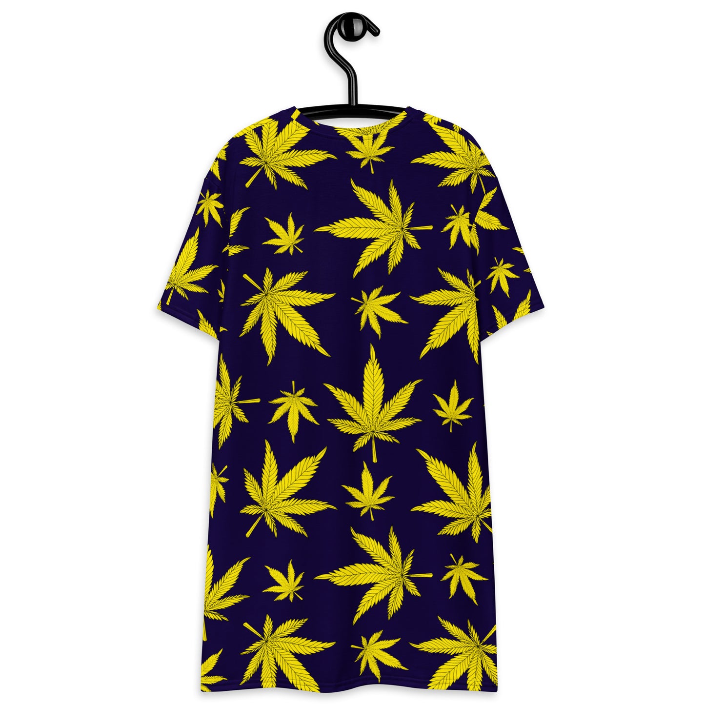 T-Shirt-Kleid Palmenblätter