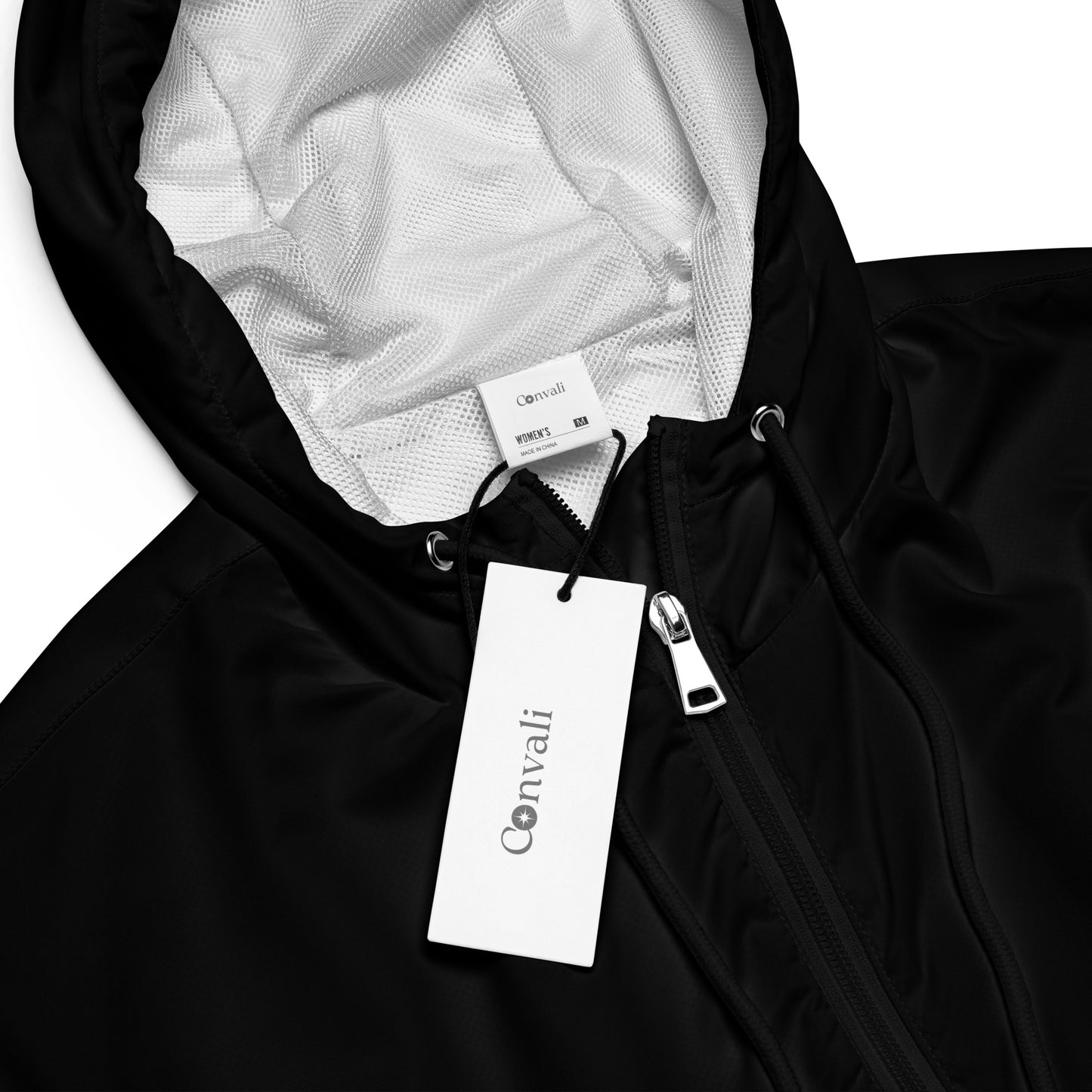 Damen-Windbreaker -kurz - in schwarz - Convali